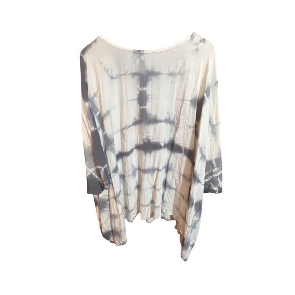 Tie-Dye Womens Tencel Loose Fit Top L Made In Italy - Picture 4 of 4